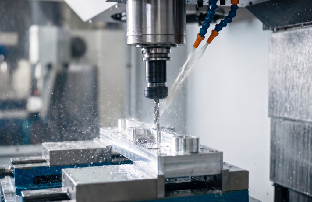 A CNC machining custom aluminium parts